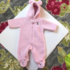 Fuzzy winter one piece